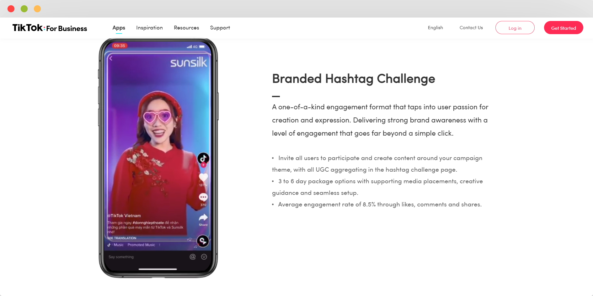 TikTok Branded Hashtag Challenge