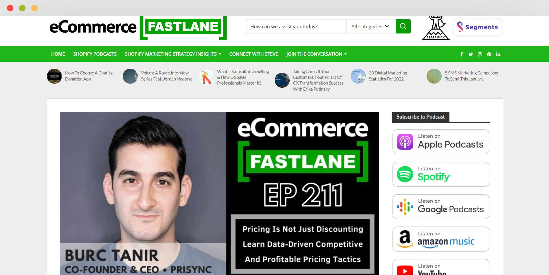 eCommerce Fastlane