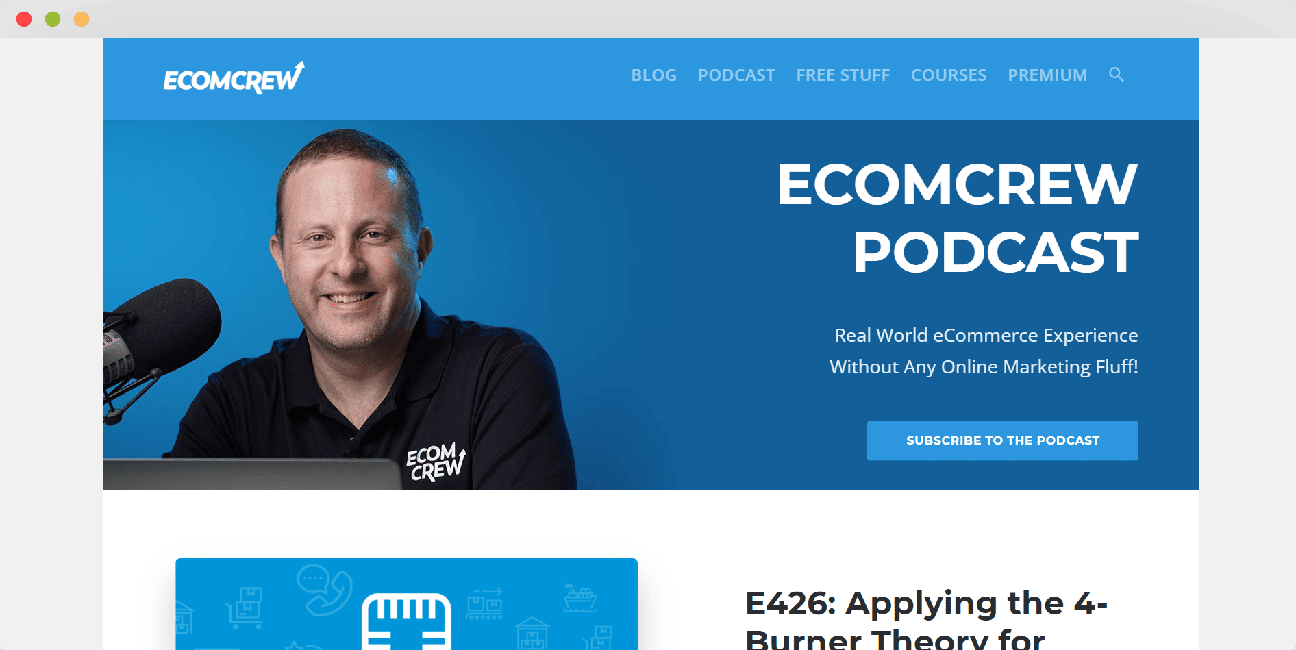 eComCrew best eCommerce podcasts